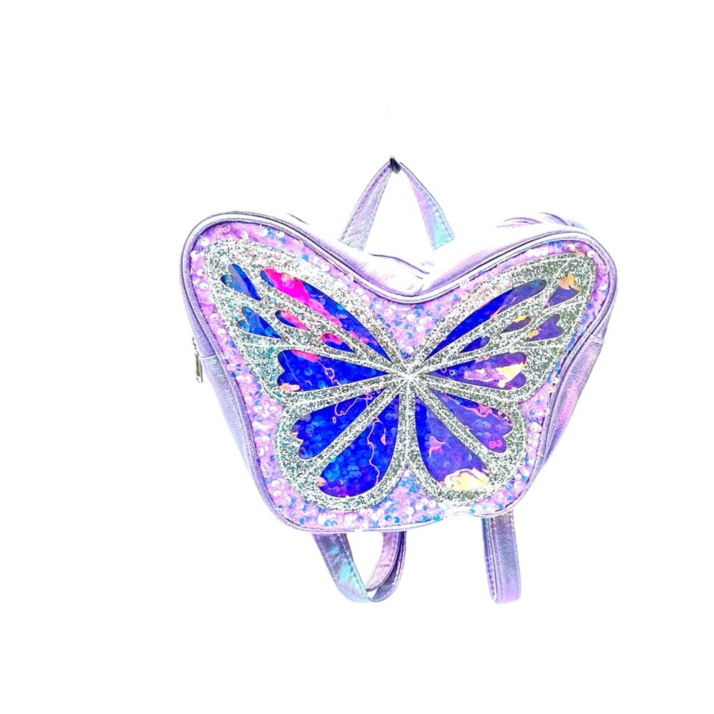 Iridescent Butterfly Backpack for Girls